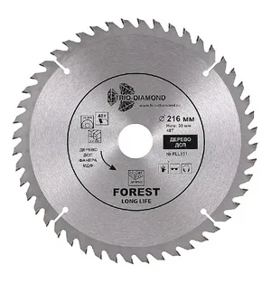 Диск пильный по мультиматериалам TRIO-DIAMOND 216*30*60Т
