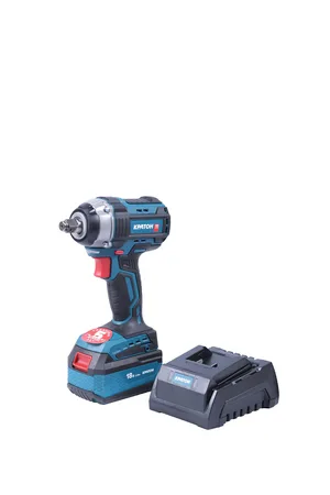 Гайковерт аккумуляторный ударный бесщеточный КРАТОН BIW18CD-300N-OFA SET (АКБ 4,0А·ч; ЗУ + кейс)