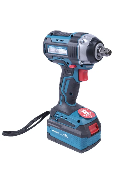 Гайковерт аккумуляторный ударный бесщеточный КРАТОН BIW18CD-300N-OFA SET (АКБ 4,0А·ч; ЗУ + кейс)