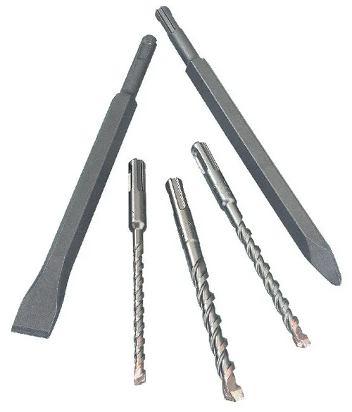 Набор зубил  METABO SDS-PLUS, 5 предметов (3 сверла, 2 зубила)