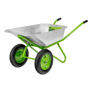 Тачка садово-строительная СИБРТЕХ, г/п 230 кг, объем 110 л, 2-х колесная