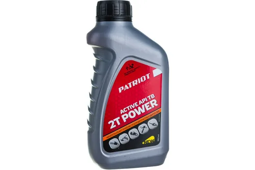 Масло моторное PATRIOT Power Active Stroke 2Т, минеральное, 0.592л.