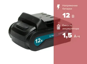Аккумулятор для дрели-шуруповерта Кратон CD-12-Li-1,5
