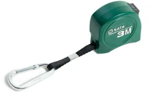 Рулетка Sata 3 м с двойной шкалой  и  карабином