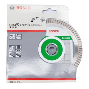 Диск алмазный BOSCH, 125x22,2х1,4мм, высота 7мм, BF Ceramic Extraclean Turbo, сухой рез ( керамика, камень, керамогранит)