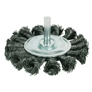 Щетка для дрели плоская усиленная Кратон O75 мм