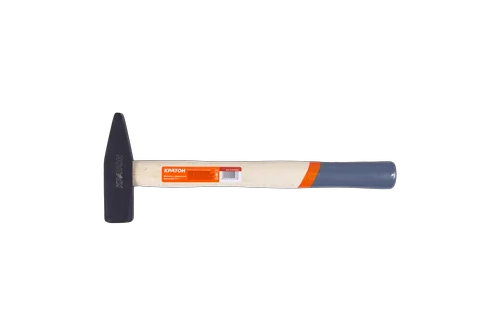 Молоток с деревянной рукояткой Кратон 0,50 кг