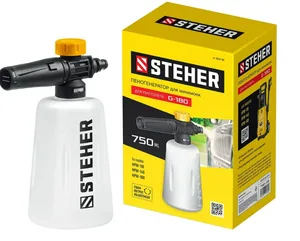 Пенокомплект STEHER, для минимоек с пистолетом 75401-180, 0,75 л.