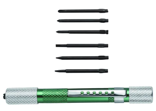 Отвертка SATA часовая со сменными вставками PH,SL, S03141