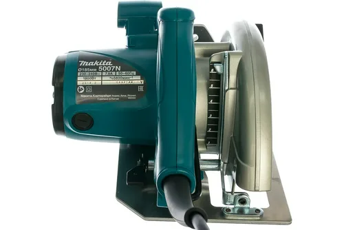 Пила дисковая MAKITA 5007N 1800Вт,5800об\м,диск-ф185х20мм,рез-63.5мм,5кг,кор