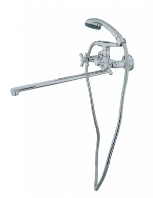 Смеситель для ванны I-TECH, LACERTA 21, двухвентильный, излив 40 см