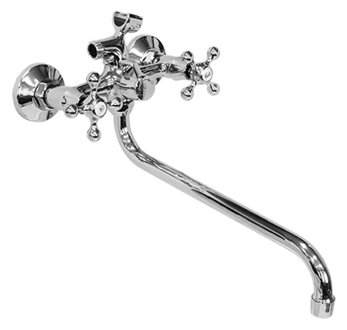 Смеситель для ванны I-TECH, LEO 20, двухвентильный, излив 30 см