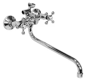 Смеситель для ванны I-TECH, LEO 20, двухвентильный, излив 30 см