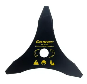 Нож режущий к бензотриммеру CHAMPION  (255 x 25,4 мм) 3 лопасти