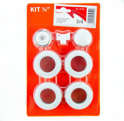 Комплект монтажный радиаторный I-TECH 1/2", без кронштейнов