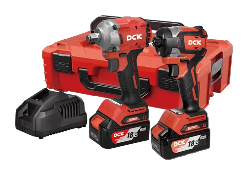 Набор инструмента аккумуляторный DCK KDKIT29, KDPB358 + KDPL208, 18В, 2*4А/ч, З/У, K-Box