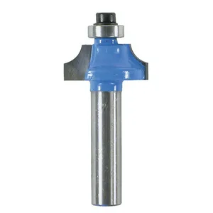 Фреза кромочная калевочная с подшипником Кратон Ø22,2х12,7 мм R4,8 мм, хв. 8 мм