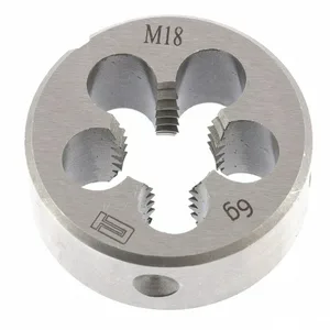 Плашка СИБРТЕХ, 18 х 2,5мм, метрическая, инструментальная сталь