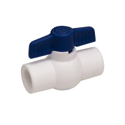 Кран шаровой I-TECH  Standart PPR 20, шар пластик, бабочка, для хол воды