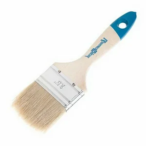 Кисть РемоКолор Professional Евро плоск, для всех видов ЛКМ, нат щетина, дер ручка, 2-50мм