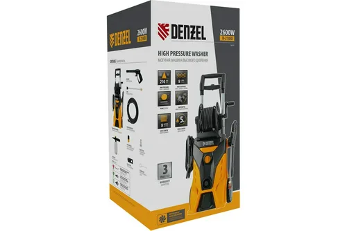 Мойка высокого давления DENZEL R-210iD, 2600 Вт, 145 бар, 480л/ч