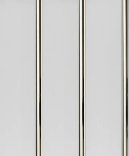 Панель ПВХ пластик Софито серебро полоса-3-х полосная 2950х240х8мм