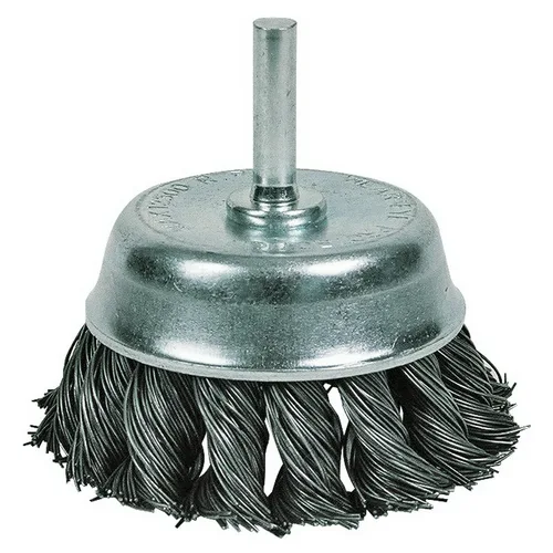 Щетка для дрели чашечная усиленная Кратон O75 мм