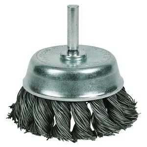 Щетка для дрели чашечная усиленная Кратон O75 мм