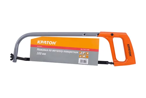 Ножовка Кратон по металлу поворотная 300 мм