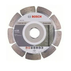 Диск алмазный BOSCH, 125x22,2х1,6мм, высота 7мм, Standard for Concrete, сегментироавнный (бетон, кирпич)