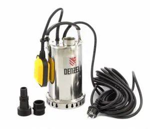 Насос дренажный DENZEL DP600X для чистой/среднезагр. воды, 8500л/ч, 600Вт