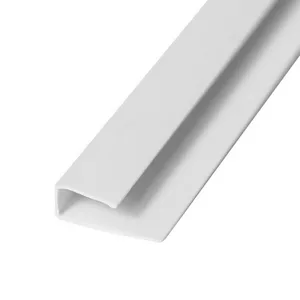 Профиль стартовый для панелей ПВХ 8мм 3м 001 Белый матовый