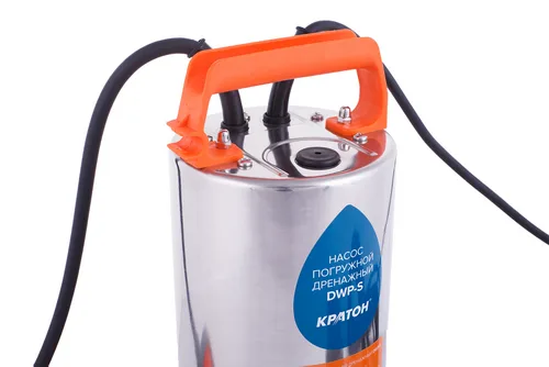 Насос погружной дренажный КРАТОН для грязной воды в нержавеющем корпусе DWP-S