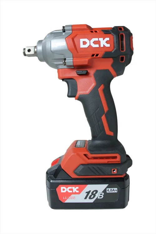 Гайковерт аккум ударный бесщеточный DCK KDPB488, 18В, 1/2 ", 2*5А/ч, 488/682Нм