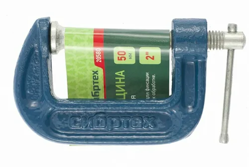 Струбцина СИБРТЕХ, тип G, 50мм