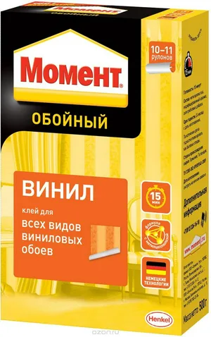 Клей обойный Момент Винил, 500г