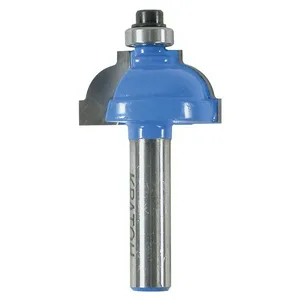 Фреза кромочная калевочная с подшипником Кратон Ø37,5х20,6 мм R11,1 мм, хв. 8 мм