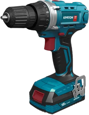 Дрель-шуруповерт аккумуляторная КРАТОН CD18-OFA SET (АКБ 2,0А·ч; ЗУ + кейс)