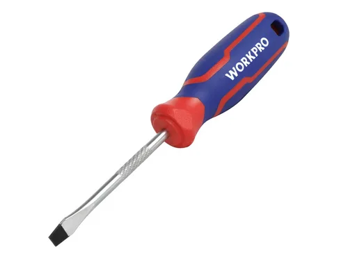 Отвертка WORKPRO шлицевая 6,5х100мм CR-V