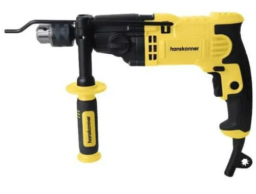 Дрель ударная Hanskonner HID21100DS, 1000 Вт, 2 скорости, 0-1100/3000 об., кабель 4 м.