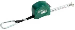 Рулетка Sata 3 м с двойной шкалой  и  карабином