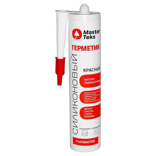 Герметик сил MasterTeks ProfiMaster высокотемпературный красный 260мл