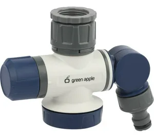 Регулятор для подачи воды GREEN APPLE GARP-02 двухпутевой (кран+штуцер)