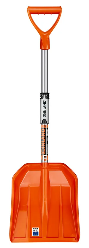 Лопата снеговая ЦИ Finland 1360, пласт., автомобильная, алюм. черенок, телескоп., 290х320мм.