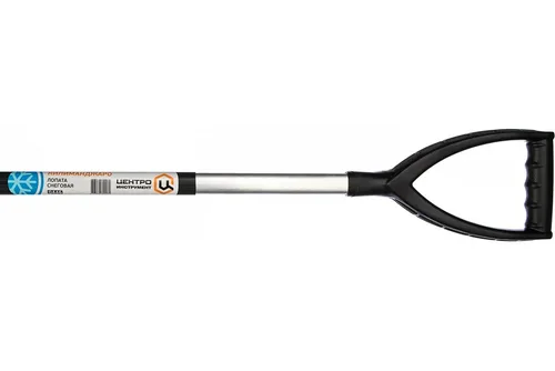 Лопата снеговая ЦИ Килиманджаро 0446, пласт., алюм. черенок, 540х380мм.