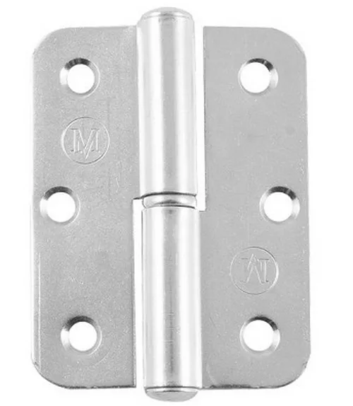 Петля накладная, 85мм, лев, цинк