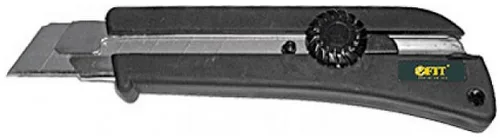 Нож FIT Профи, технический, усил, винт фикс, 25мм