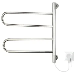 Полотенцесушитель электрический I-TECH, SAMBA, 70 Вт,  67.8x74.4, поворотный таймер