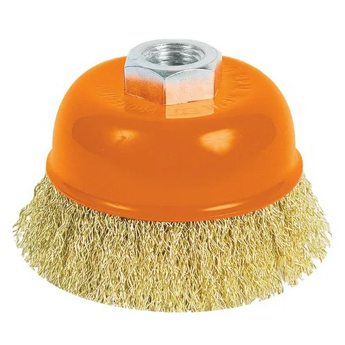 Щетка для УШМ чашечная Кратон O75 мм M14