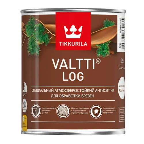 Антисептик TIKKURILA VALTTI LOG EC, 0,9л